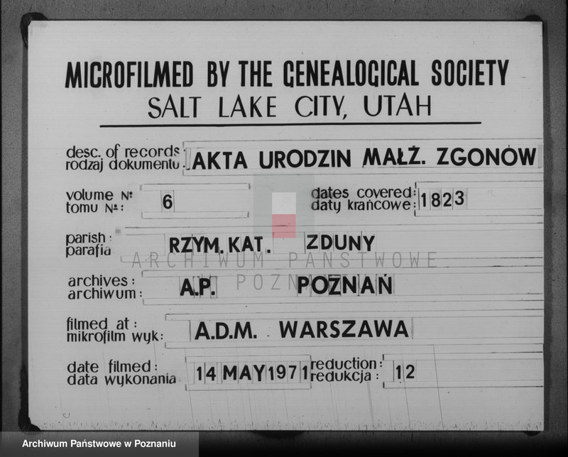 image.from.unit.number "Duplikat urodzeń, zaślubionych i zmarłych"