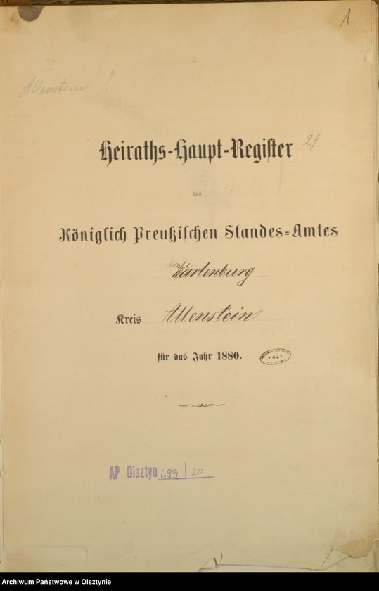 image.from.unit.number "Heiraths-Haupt-Register Nr 1 - 30"