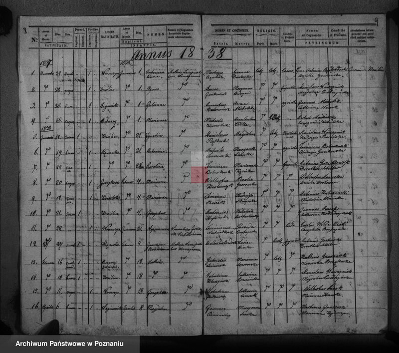 Obraz 7 z jednostki "Duplikat baptisatorum"