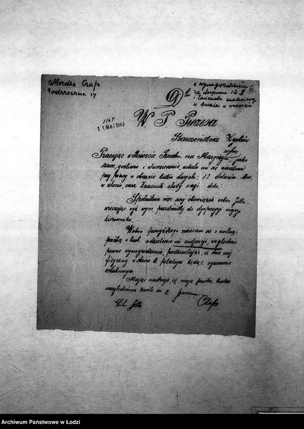 Obraz 9 z jednostki "[Podania o odszkodowanie za poniesione straty materialne]"