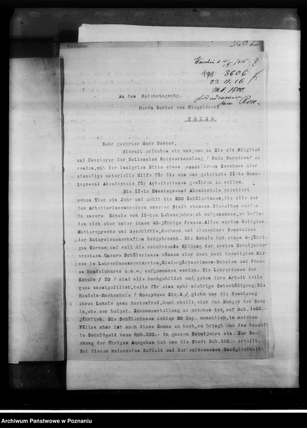 Obraz 12 z jednostki "Królestwo Polskie [korespondencja i sprawozdania z działalności różnych towarzystw z terenu Królestwa Polskiego, między innymi Polskiego Towarzystwa Pomocy dla Ofiar Wojny.]"