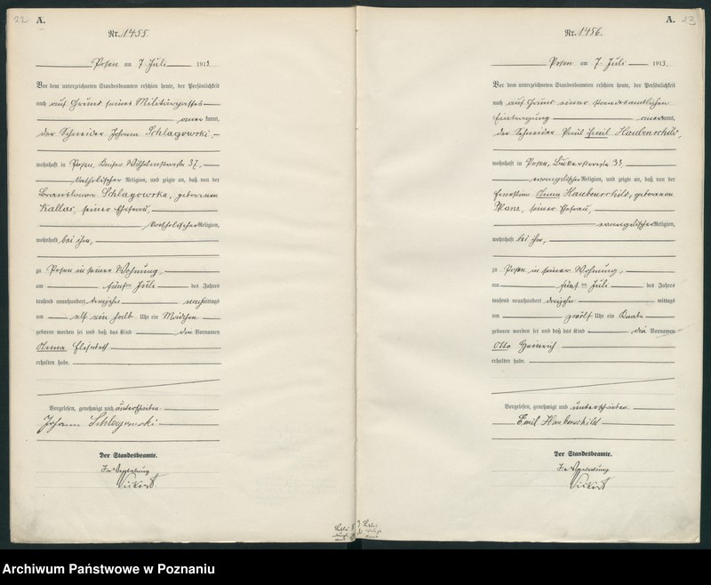 Obraz 14 z jednostki "Księga miejscowa urodzeń tom IV [Rejestr główny urodzeń]"