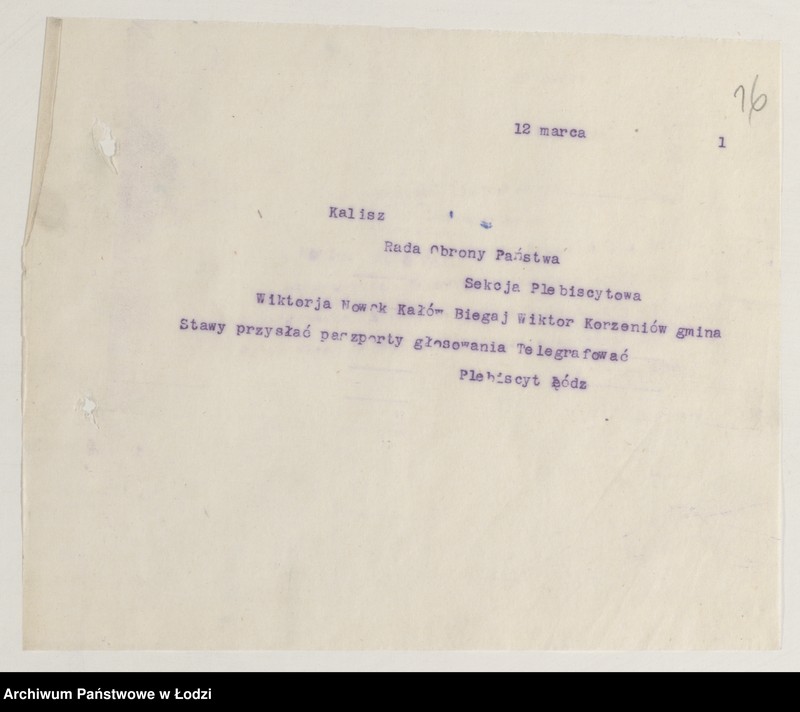 Obraz 18 z jednostki "[Telegramy]"