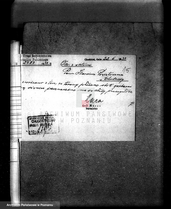 Obraz 19 z jednostki "Zatwierdzenie zakładu przemysłowego /garbarnia/ Demitr Federów - Chodzież"