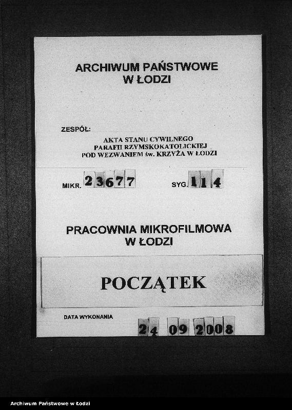 Obraz 1 z jednostki "Akta urodzeń"