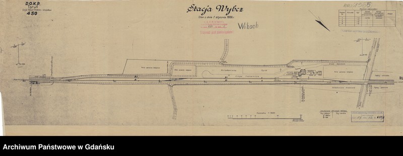 image.from.unit.number "D.O.K.P. Toruń. 450. Linia: Toruń Mokre - Unisław. Stacja Wybcz. Stan z dnia 1 stycznia 1936"