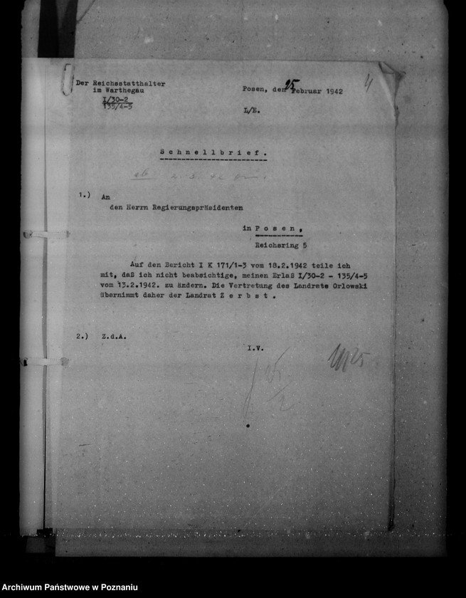 Obraz 8 z jednostki "Służba wojskowa landratów, Reg. Posen"