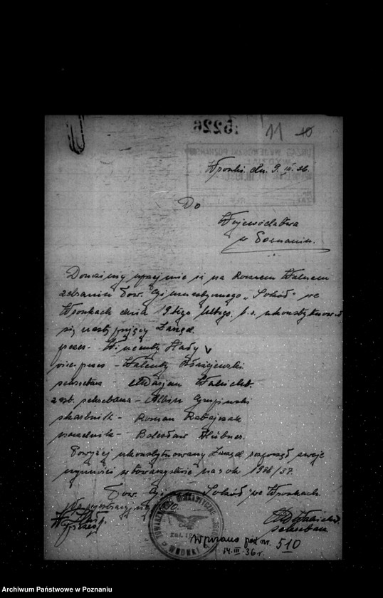 Obraz 15 z jednostki "/Towarzystwo Gimnastyczne Sokół we Wronkach powiat Szamotuły -rejestracja/"