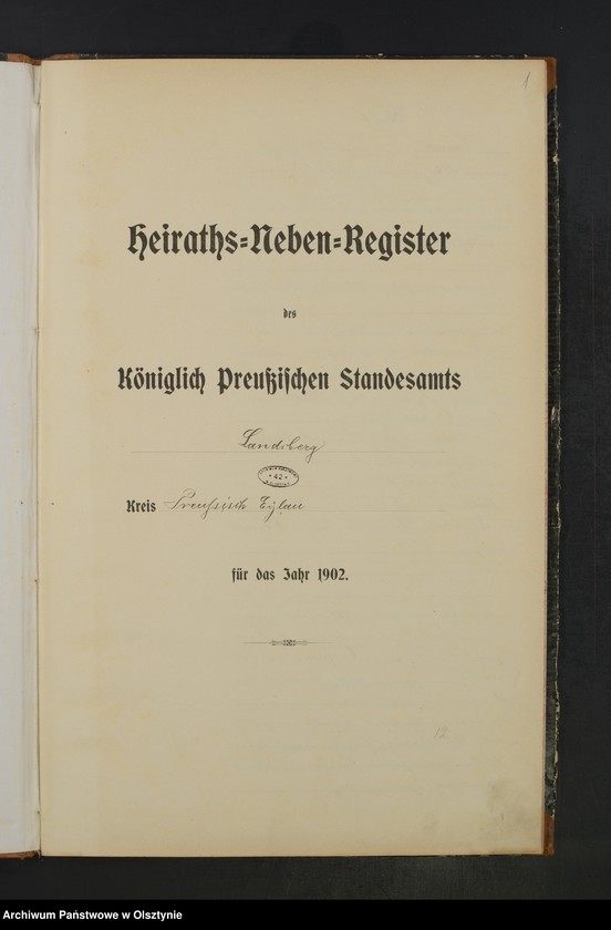 image.from.unit.number "Heiraths-Neben-Register Nr 1 - 18"
