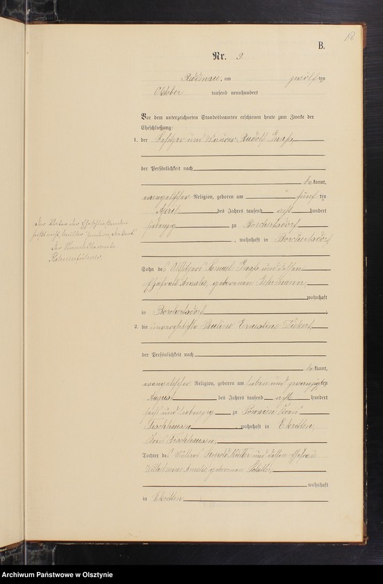 image.from.unit.number "Heiraths-Neben-Register Nr 1 - 16"