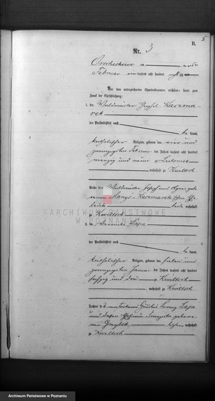 Obraz 8 z jednostki "Księga małżeństw"