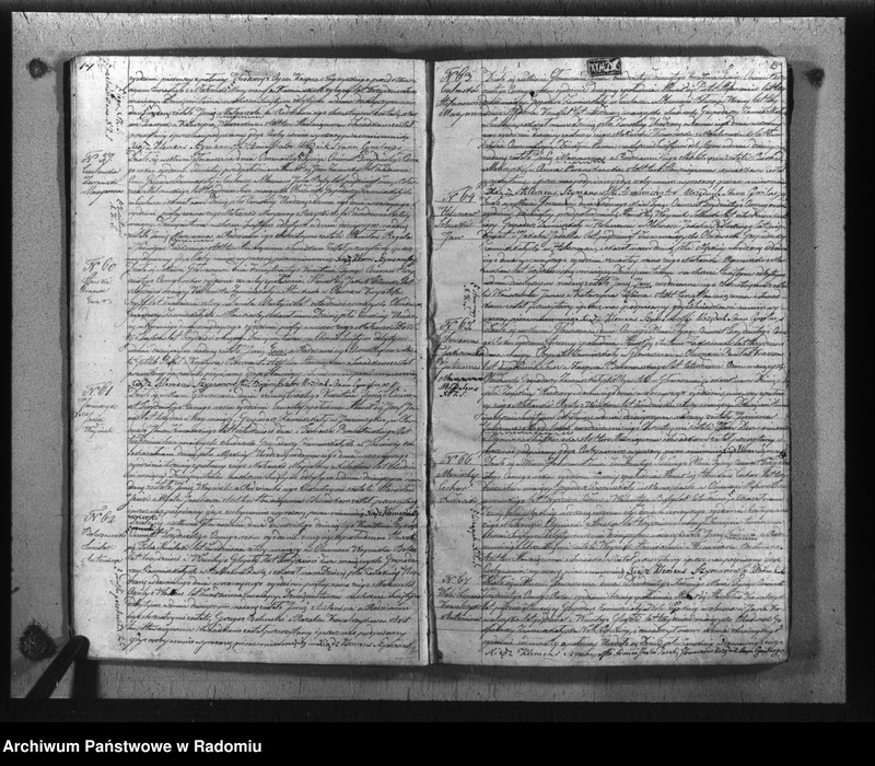 image.from.unit.number "Księga duplikatu aktów religijno cywilnych gminy i parafii Głowaczów urodzonych, zaślubionych i zmarłych w roku 1838"