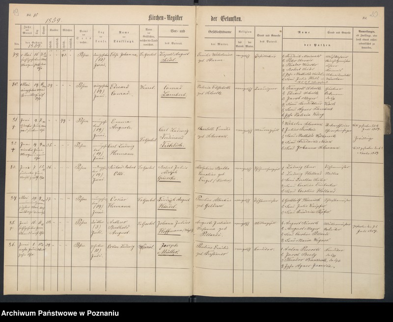 Obraz 14 z jednostki "[Akta urodzeń i chrztów, ślubów, zgonów]"