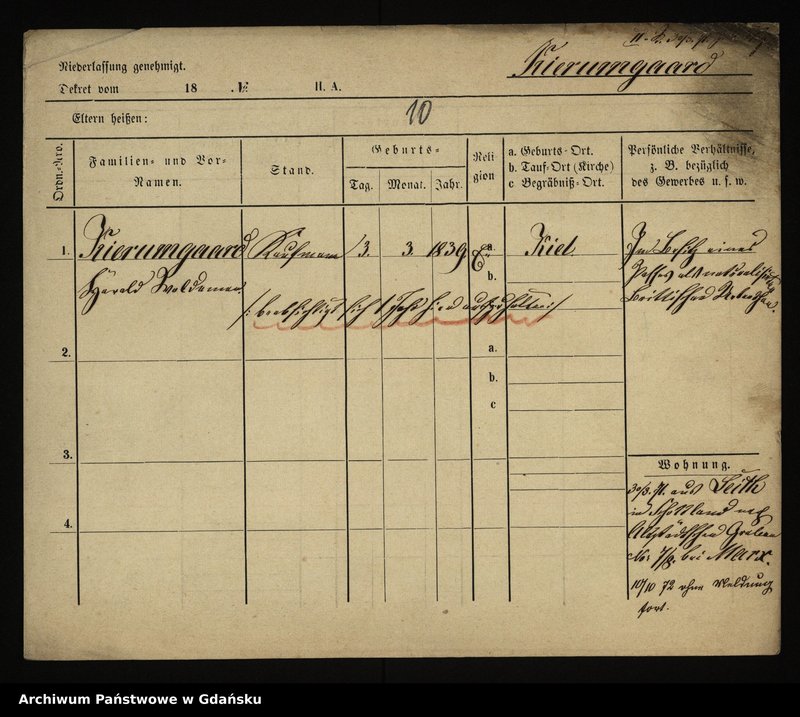 image.from.unit.number "Karty meldunkowe: Kiepnewski - Kilsch"