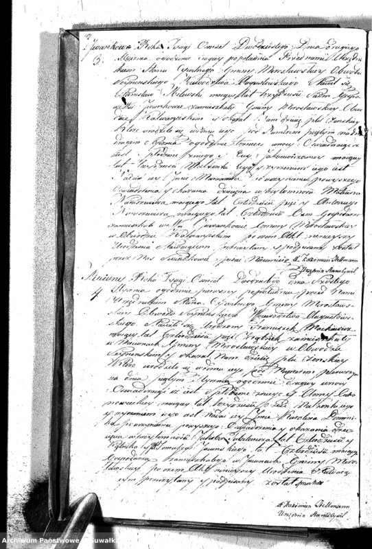 image.from.unit.number "Akta Urodzonych Gminy Mirosławskiey na Rok 1820"