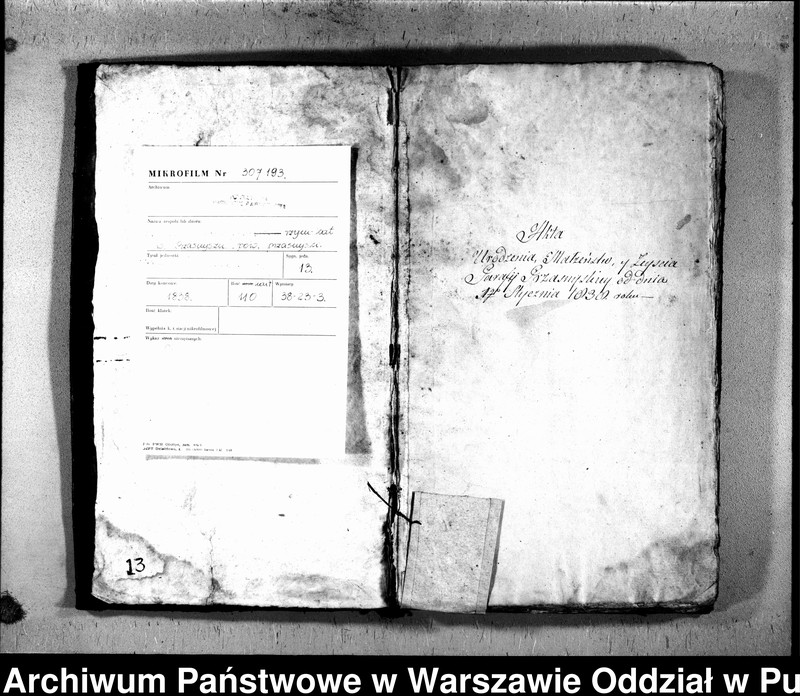 image.from.unit.number "Akta urodzeń, małżeństw, zgonów"