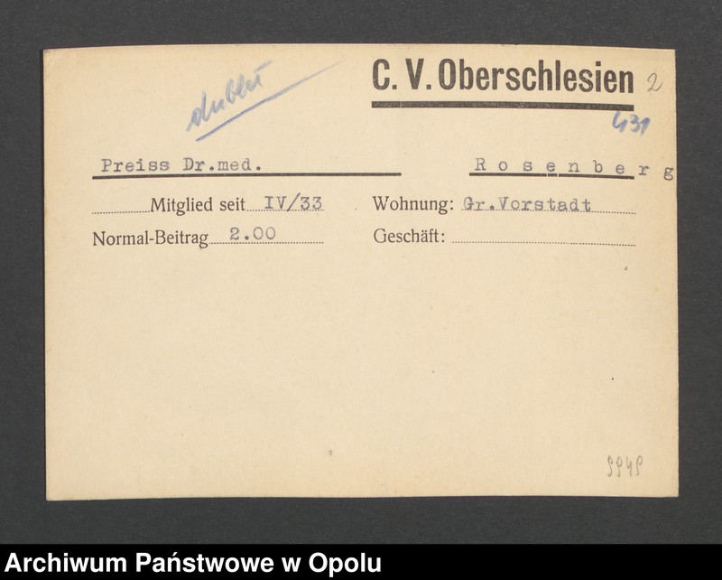 Obraz 4 z jednostki "[Preiss Dr med., Rosenberg]"