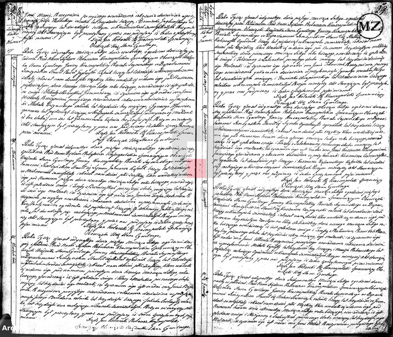 image.from.unit.number "Akta Cywilne Urodzonych Gminy Krasnopolskiey od R.1810 1 Maja do Roku 1811 1 Maja."