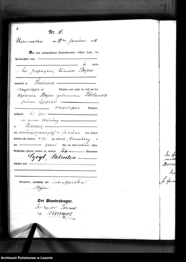 Obraz 13 z jednostki "[Księga urodzeń]"