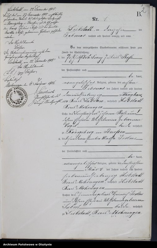 image.from.unit.number "Heiraths-Neben-Register Nr 1 - 15"
