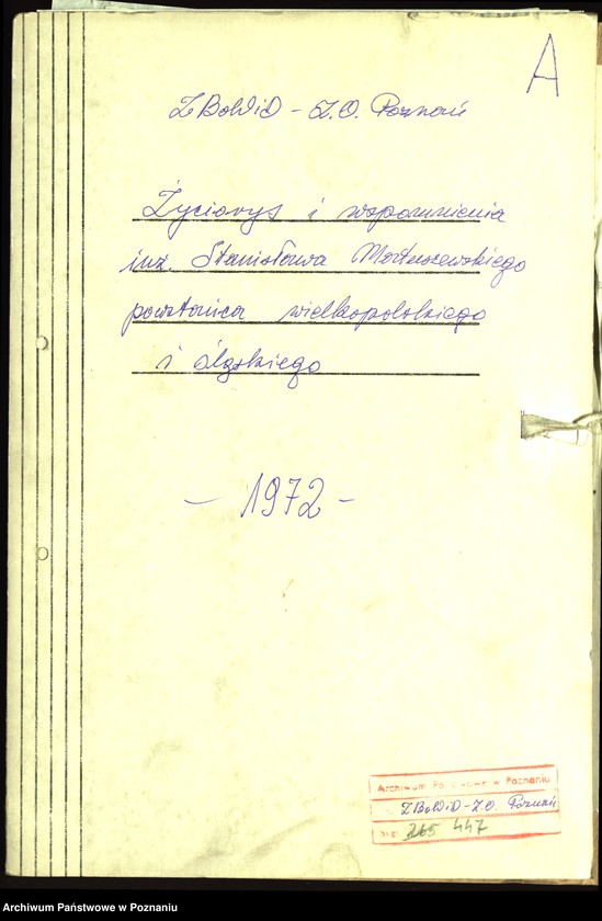 Obraz 7 z jednostki "Życiorys i wspomnienia inż. Stanisława Matuszewskiego powstańca wielkopolskiego i śląskiego."