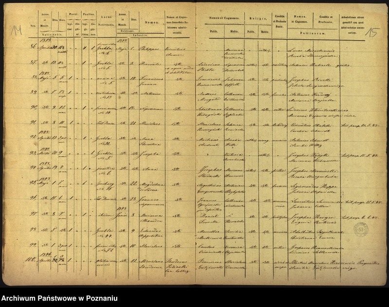 Obraz 10 z jednostki "Księga urodzin, ślubów, zgonów"