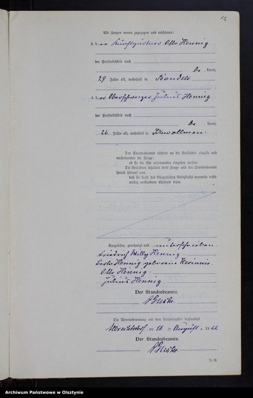 image.from.unit.number "Heiraths-Neben-Register Nr 1 - 14 [ Księga małżeństw - wtóropis ]"