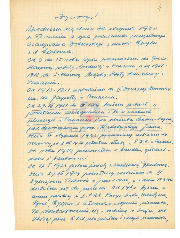 Obraz 20 z jednostki "Życiorysy powstańców wielkopolskich: B - tom lV /Bober Leonard - Bosiacki Franciszek/."