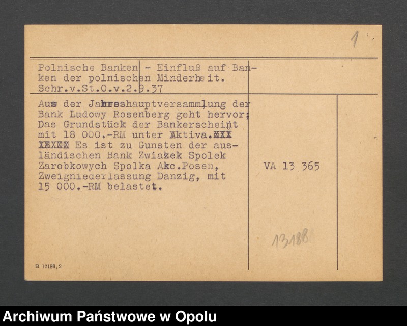 Obraz 3 z jednostki "Polnische Banken-Einfluß auf Banken der polnischen Minderheit"