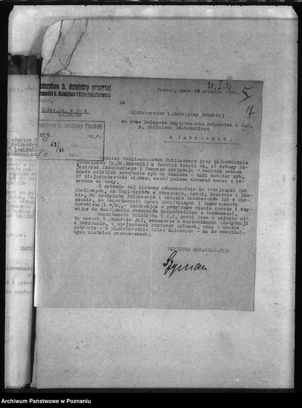 Obraz 12 z jednostki "Deleg. Departamentu Rolnictwa i D. Państw. Rybołówstwo"