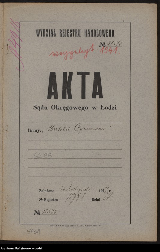 Obraz 2 z jednostki "Bertold Cymerman- sklep rzeźniczy"