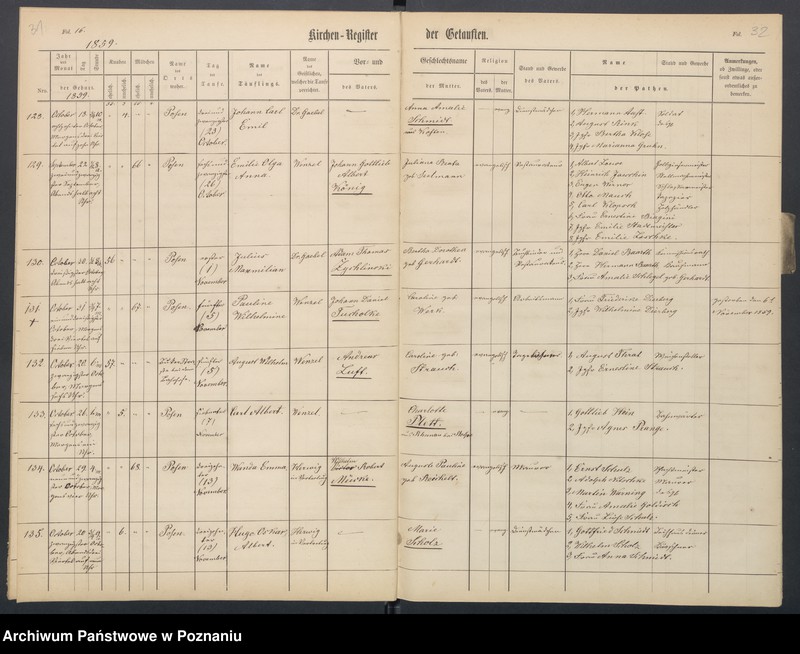 Obraz 20 z jednostki "[Akta urodzeń i chrztów, ślubów, zgonów]"