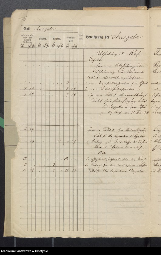 image.from.unit.number "Rechnung der Kirchspiels Schul-Kasse zu Schwarzstein"