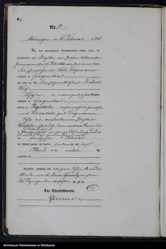 image.from.unit.number "Sterbe-Haupt-Register Nr 1 - 118"