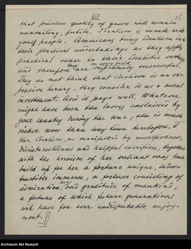 image.from.unit.number "Przemówienie do profesorów i studentów Stanford University w Kalifornii; listy E. C. Robinson