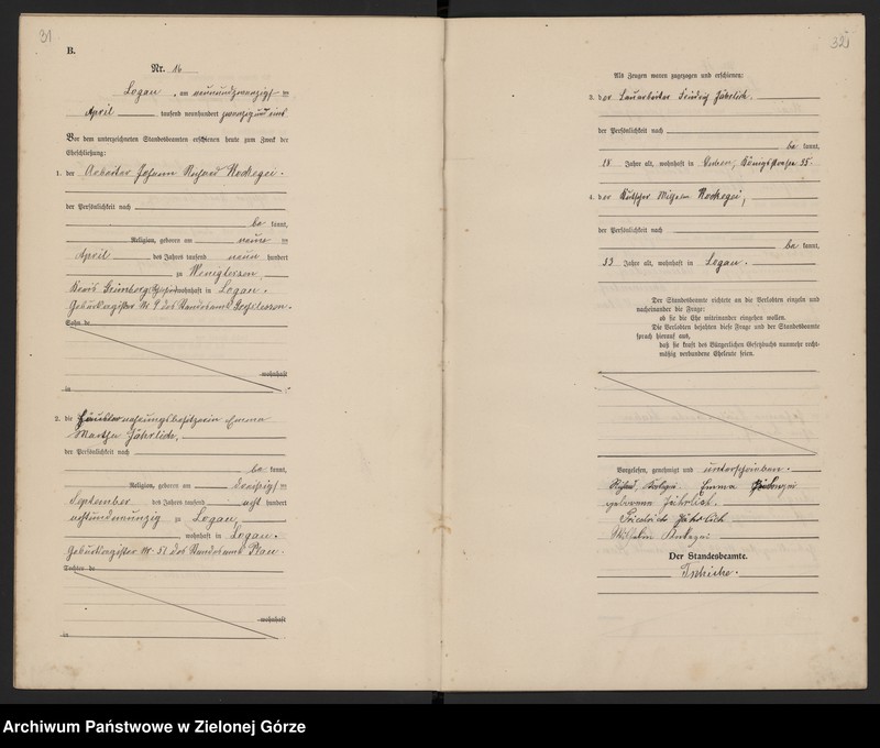 Obraz 18 z jednostki "[Księga małżeństw]"