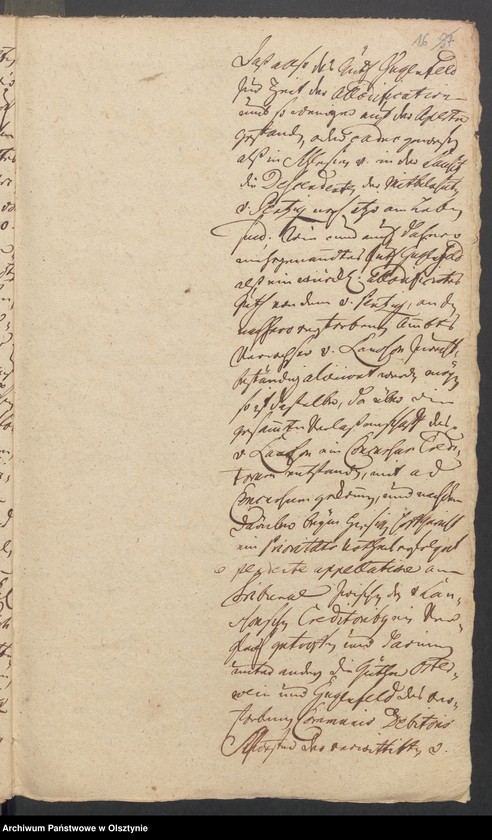 image.from.unit.number "In S. [Sachen] George Wilhelm von Schierstaedt auff Schildeck [Szyldak] wegen des Güttchens Gugenfeldt [Smolonek]"