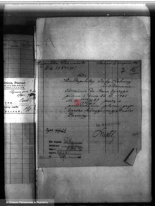 Obraz 11 z jednostki "Majętność leśna Ławica w powiecie międzychodzkim /nadzór nad gospodarką leśną/"