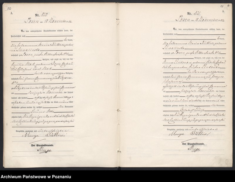 Obraz 9 z jednostki "Księga urodzeń t. III"