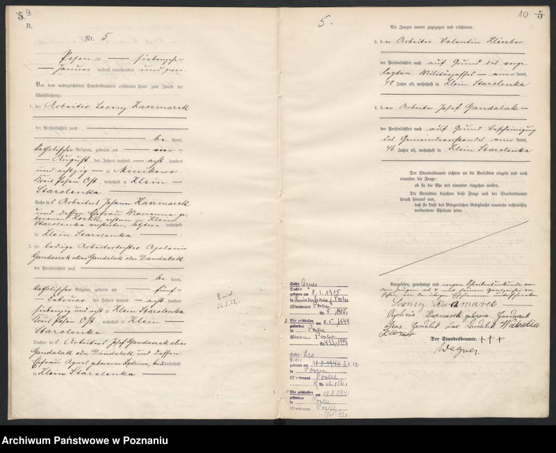 Obraz 7 z jednostki "[Księga małżeństw]"