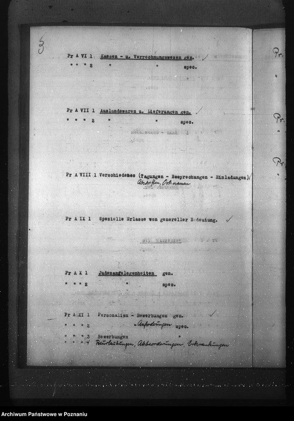 Obraz 7 z jednostki "Aktenplan der - Preisbildungsstelle"