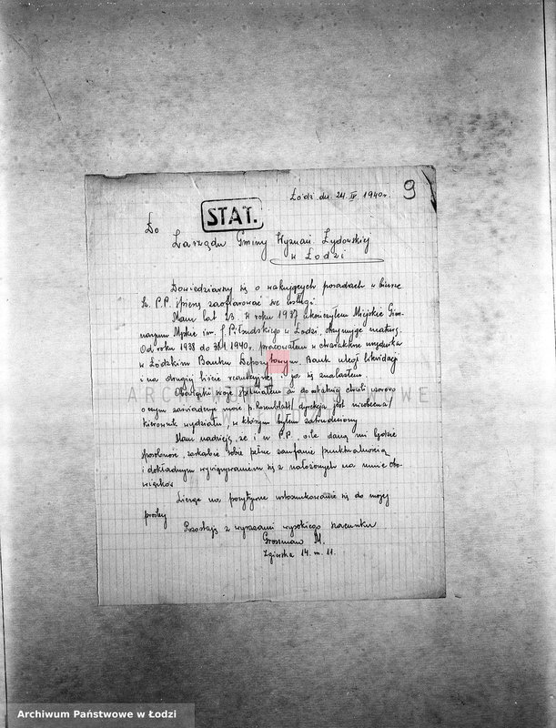 Obraz 13 z jednostki "[Podania o pracę]"