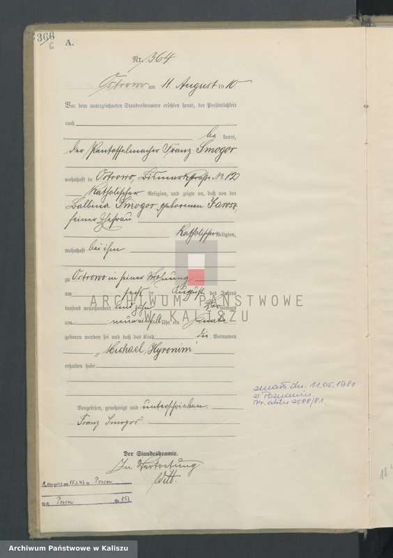 Obraz 9 z jednostki "[Księga urodzeń - tom II]"
