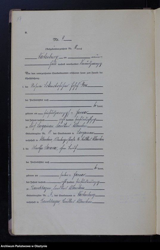 image.from.unit.number "Heirats-Haupt-Register Nr 1 - 26"