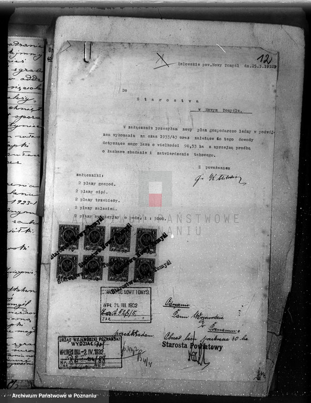 Obraz 16 z jednostki "/Nadzór nad gospodarką w lasach majątku Lubień-Helowskie w powiecie nowotomyskim"