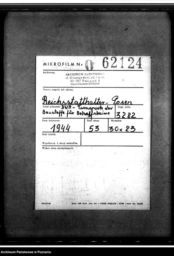 Obraz 2 z jednostki "DWH - Transporte der Baustoffe für Behelfsheime"