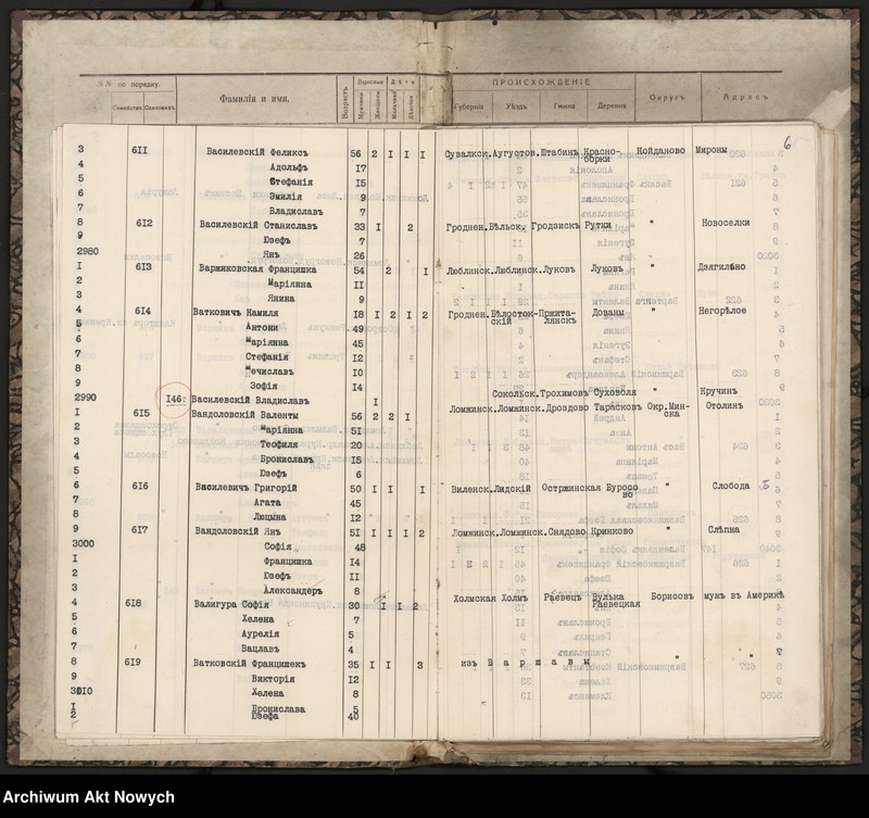 image.from.unit.number "Spis wysiedlonych. Litera W."