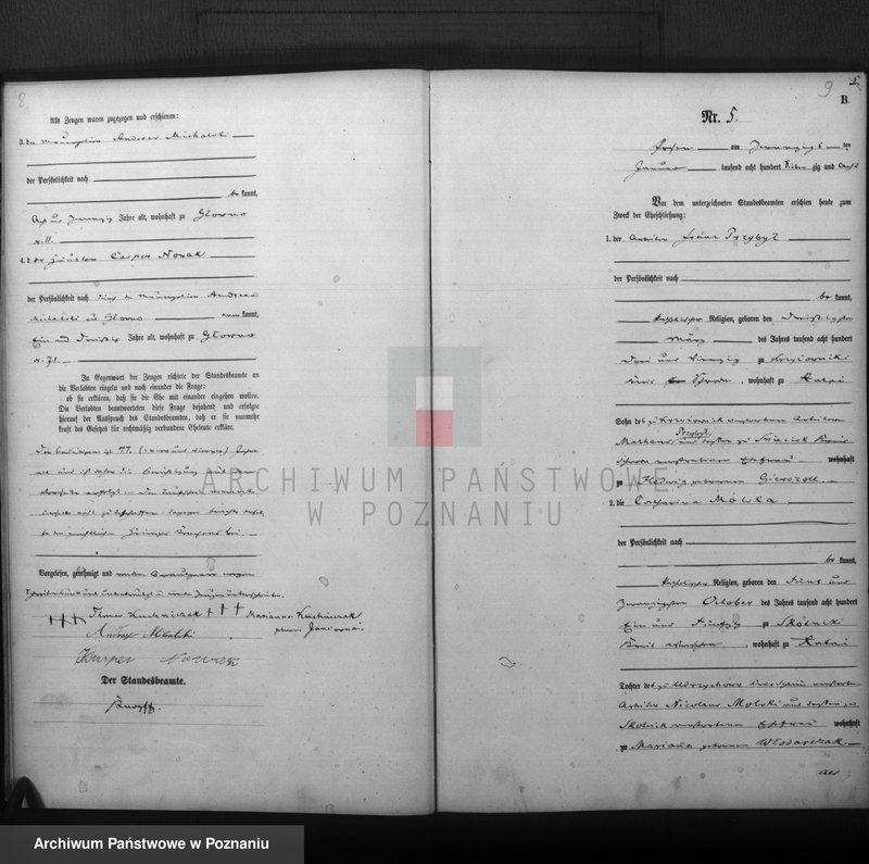 Obraz 6 z jednostki "Księga małżeństw"