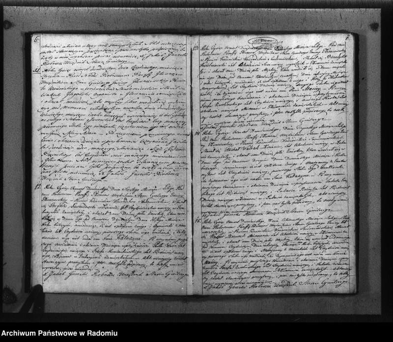 image.from.unit.number "Księga akt cywilnych gminy Głowaczew na rok 1820"