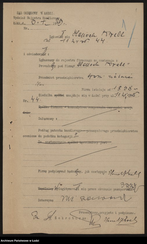 Obraz 3 z jednostki "Henoch Krell – sprzedaż żelaza"